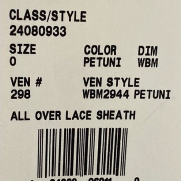 Jules & Cleo Lace Long Sheath Evening/Prom Dress - Picture 5 of 7